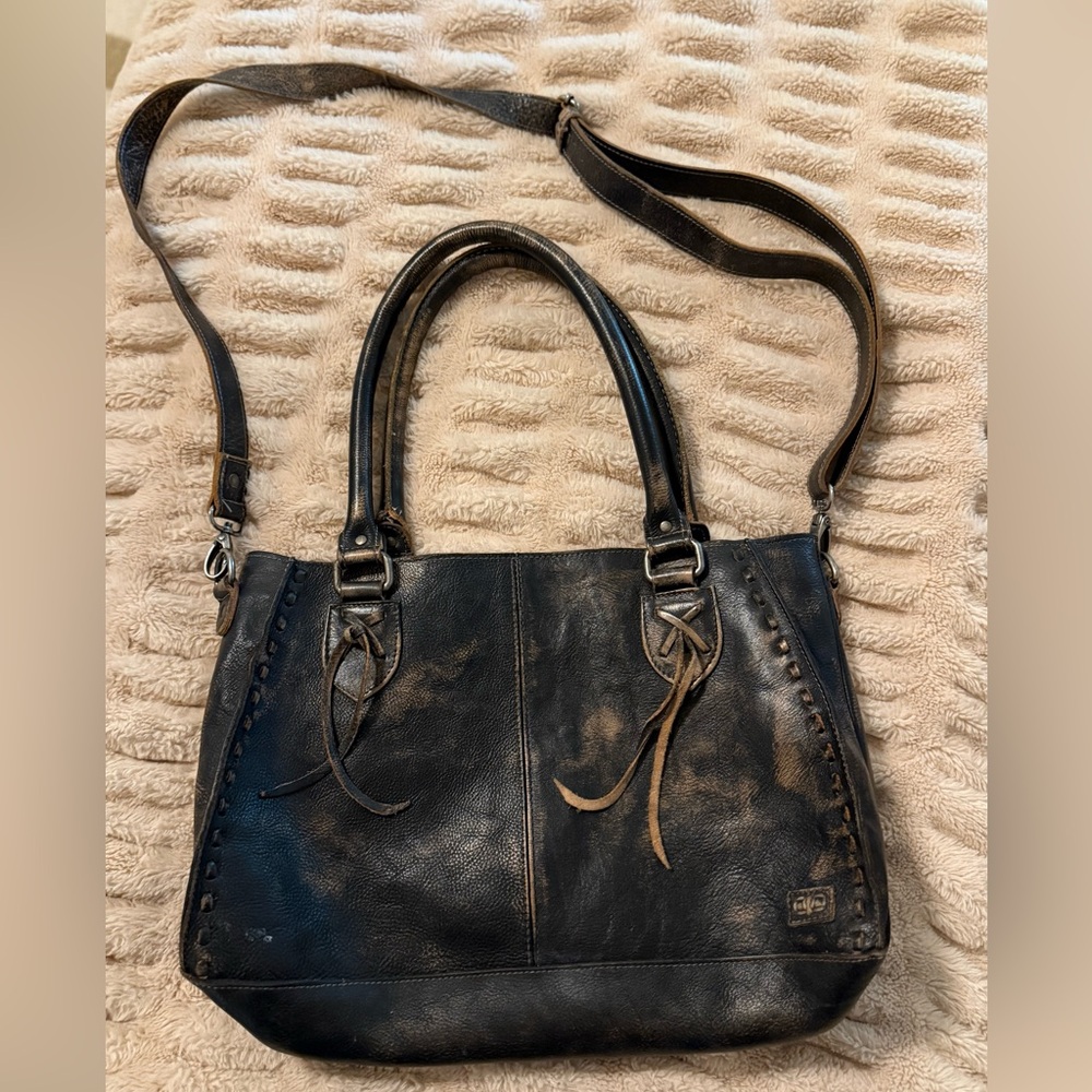 Bedstu Bed Stu Rockababy Rock a baby Black Leather Handbag- a must have!